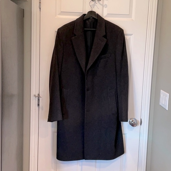 🔥 Like New! Saks Fifth Avenue Men’s Wool Coat - Picture 3 of 14